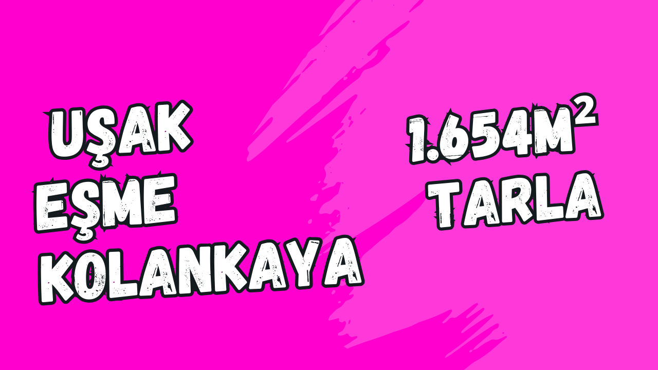 UŞAK EŞME KOLANKAYA KÖYÜ’NDE 1.654 M²  TARLA SATILIKTIR - UŞAK EŞME fotoğraf 11